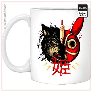 Princess Mononoke Mask &amp;amp; Wolf Mug