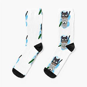 Ghibli Studio Socks - Jittery Jiji Adventures Anime Socks