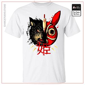 Princess Mononoke Mask &amp;amp; Wolf T shirt