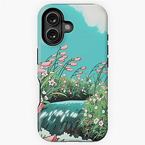 Ghibli Studio Cases - Anime Flowers in the River Scenery iPhone Tough Case