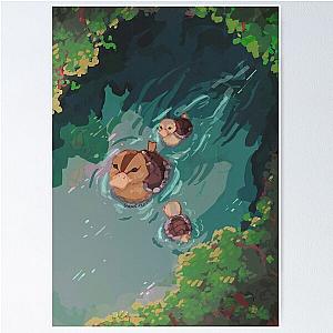 Ghibli Studio Posters - Avatar’s Turtle Duck Pond Poster