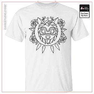Princess Mononoke Mask in Black and White T Shirt Unisex