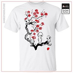Princess Mononoke - Tree Spirits on the Cherry Blossom T Shirt Unisex