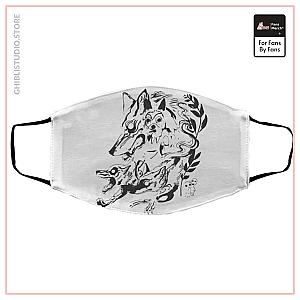 Princess Mononoke and The Wolf Creative Art Face Mask