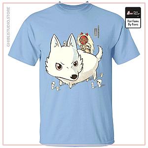 Princess Mononoke and The Wolf Cute Chibi Version T Shirt