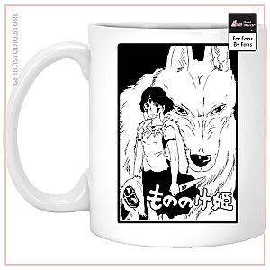 Princess Mononoke Black &amp;amp; White Mug
