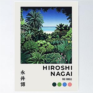 Ghibli Studio Posters - Hiroshi Nagai’s Retro City Garden Poster