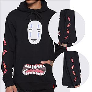 Ghibli Studio Hoodies - Signature No Face Kaonashi Pullover Hoodie