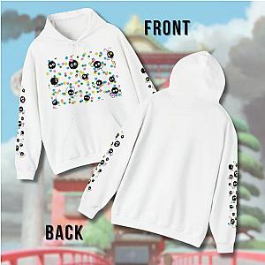 Ghibli Studio Hoodies - Cute Susuwatari Ghibli Studio Anime Pullover Hoodie