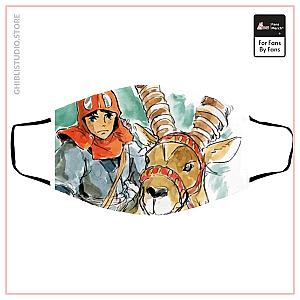 Princess Mononoke - Ashitaka Water Color Face Mask
