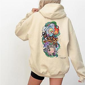 Ghibli Studio Hoodies - Signature Characters Ghibli Studio Anime Pullover Hoodie