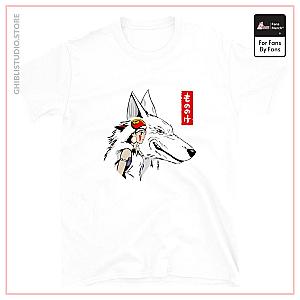 Princess Mononoke - San and The Wolf T Shirt Unisex