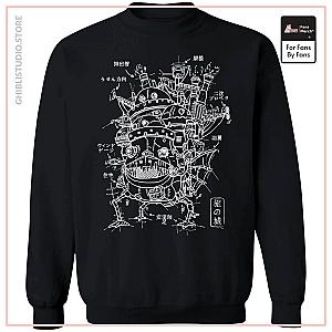 Customcat Howl's Moving Castle Sketch Sweatshirt