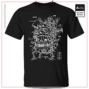 Customcat Howl's Moving Castle Sketch T Shirt