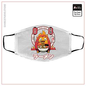 Howl's Moving Castle - Calcifer Loves Ramen Face Mask