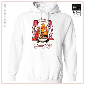 Howl's Moving Castle - Calcifer Loves Ramen Hoodie