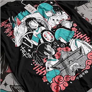 Ghibli Studio T-Shirts - Chihiro Haku Spirited Away Anime Classic T-shirt