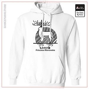 Princess Mononoke - Shishigami Line Art Hoodie Unisex