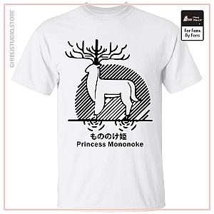 Princess Mononoke - Shishigami Line Art T Shirt Unisex