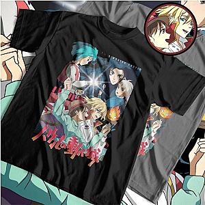 Ghibli Studio T-Shirts - Howl's Moving Castle Anime Graphic T-shirt