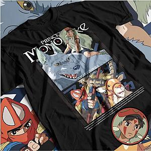 Ghibli Studio T-Shirts - Princess Mononoke Anime Classic T-shirt