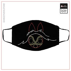 Princess Mononoke Minimalist Face Mask