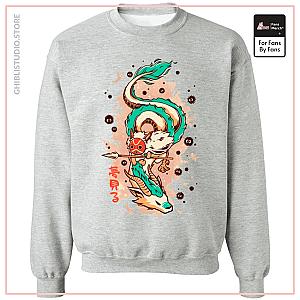 Princess Mononoke on the Dragon Sweatshirt
