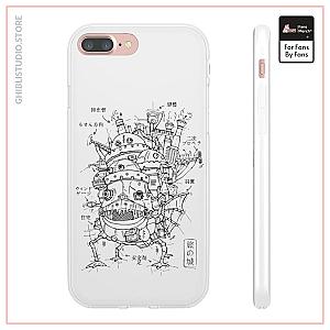 Howl's Moving Castle Sketch iPhone Cases