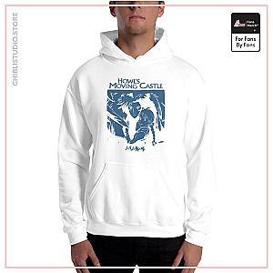 Howl's Moving Castle Black &amp;amp; White Hoodie Unisex