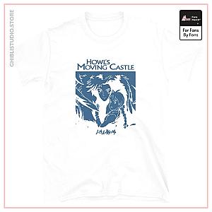 Howl's Moving Castle Black &amp;amp; White T Shirt Unisex