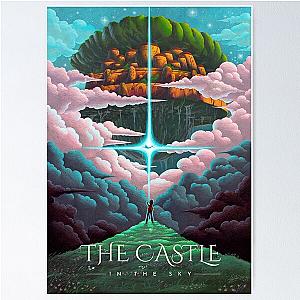 Ghibli Studio Posters - Golden Castle in the Sky Poster
