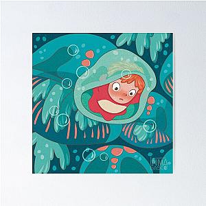 Ghibli Studio Posters - Ponyo’s Bubble Dream Poster