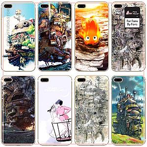 Howl's Moving Castle Transparent Cover For iPhone