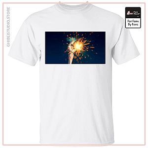 Howl's Moving Castle - Howl meets Calcifer Color T Shirt