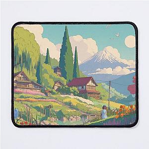 Ghibli Studio Mousepads - Studio Ghibli Landscape Mouse Pad (Variant)