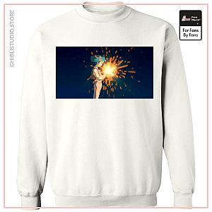 Howl's Moving Castle - Howl meets Calcifer Color Sweatshirt