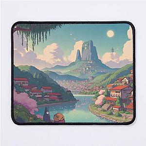 Ghibli Studio Mousepads - Studio Ghibli Landscape Mouse Pad