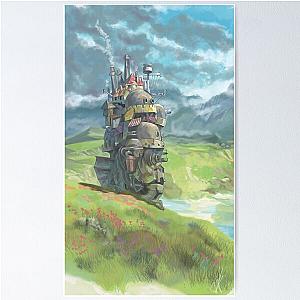 Ghibli Studio Posters - Howl’s Castle in the Clouds Poster
