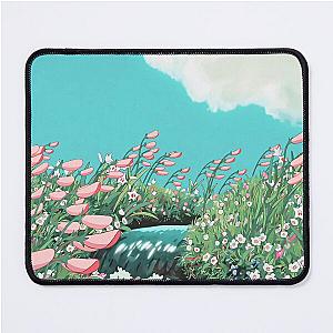 Ghibli Studio Mousepads - Anime Flower Bed Scenery Mouse Pad