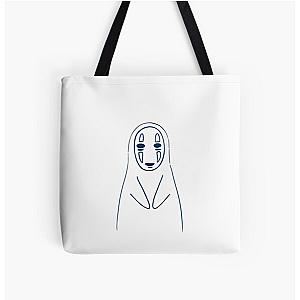 Ghibli Studio Bags - No Face Spirit (Line Art) Tote Bag