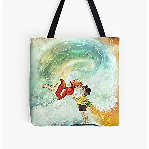 Ghibli Studio Bags - Ponyo and the Great Wave Tote Bag