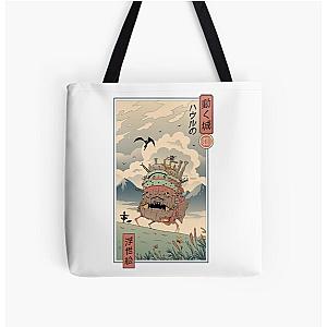 Ghibli Studio Bags - House from Ghibli World Tote Bag
