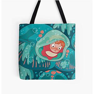 Ghibli Studio Bags - Ponyo and Bubbles Tote Bag