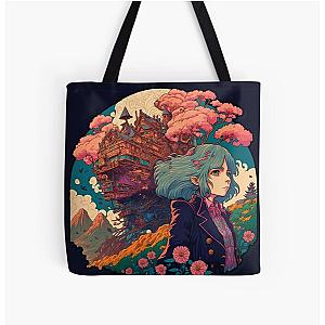 Ghibli Studio Bags - A Magical Howl's Castle Tote Bag