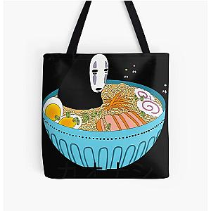 Ghibli Studio Bags - No Face in Ramen: Spirited Away Tote Bag