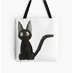 Ghibli Studio Bags - Kiki’s Delivery Service Jiji Watercolor Tote Bag