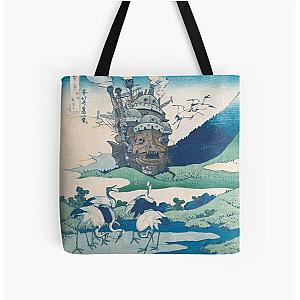 Ghibli Studio Bags - Howl's Castle & Japanese Influence Tote Bag