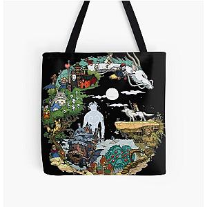Ghibli Studio Bags - Asiom All Over Print Tote Bag