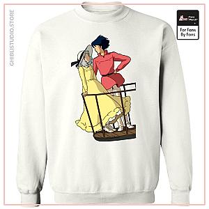 Howl's Moving Castle - Sophie and Howl Gazing at Each other Sweatshirt