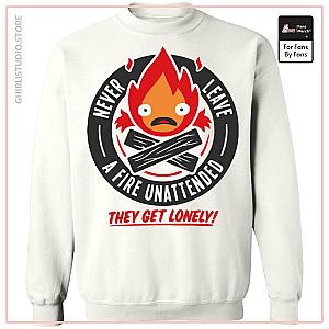 Howl's Moving Castle - Never Leave a Fire Sweatshirt
